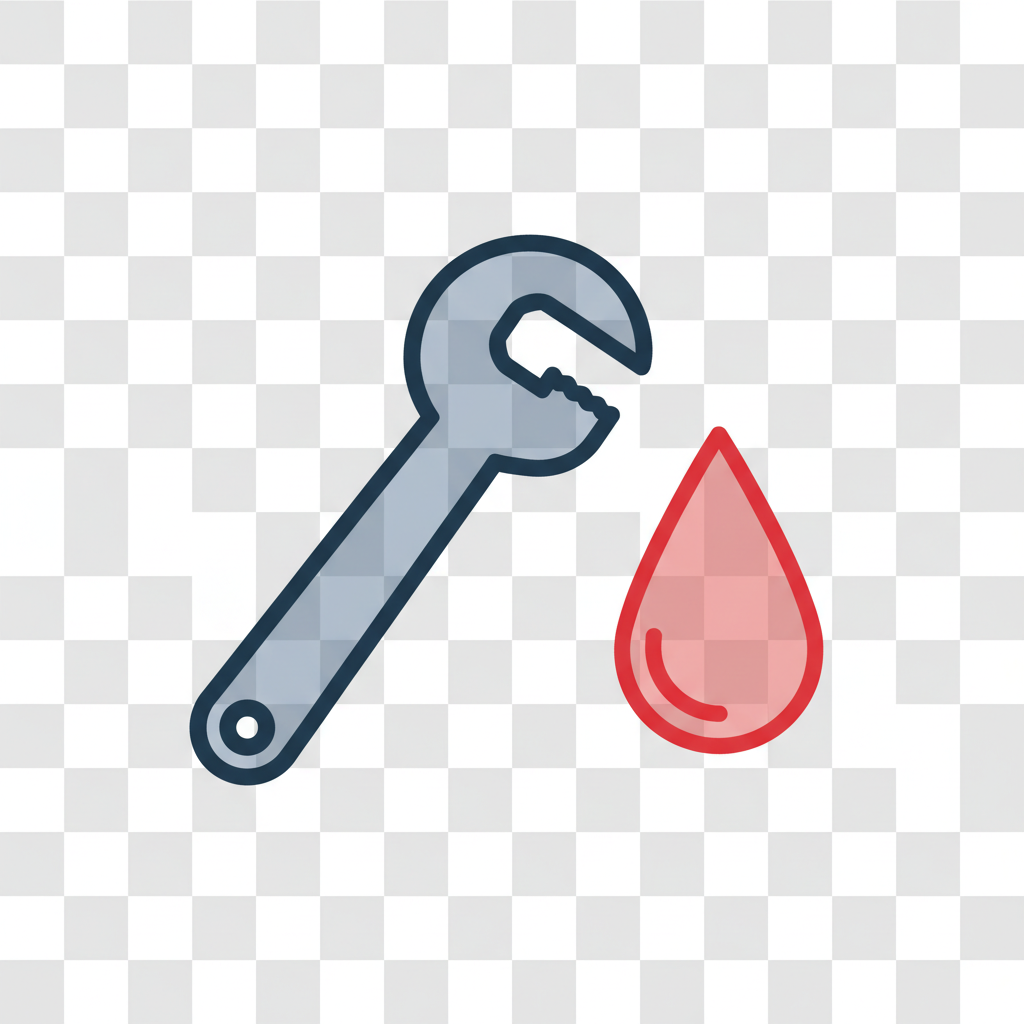 General plumbing repair icon